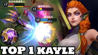 Wild Rift Kayle  Top 1 Kayle Gameplay Rank Grandmaster [upl. by Onivag]