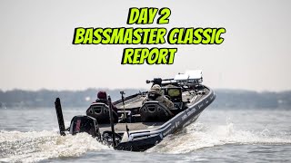 Bassmaster ClassicDay 2 Competition Report…I Told You Guys [upl. by Bamberger392]