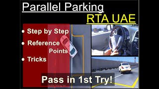 Parallel Parking Tutorial RTA UAE [upl. by Saixela]