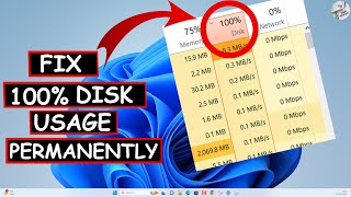 SOLVED FIX 100 DISK USAGE Windows 1011 23H2 2024 [upl. by Sparrow]