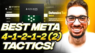 THE BEST META 412122 FORMATION amp CUSTOM TACTICS FOR EAFC 24 ULTIMATE TEAM [upl. by Rammaj]