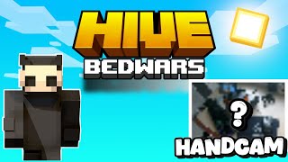 The hive Bedwars gameplay whandcam [upl. by Nawotna]