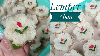 Lemper Abon terSimpeL Isian Snack box 2021 [upl. by Ludovico]