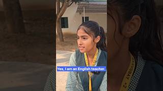 English Conversation practice  Spoken English in Gov school education viralvideo shorts ytshort [upl. by Gaige]