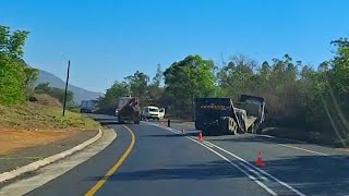 Truck accident on the N4 towards Nelspruit in South Africa [upl. by Oakie823]