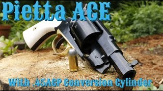 The Pietta ACE with 45ACP conversion cylinder [upl. by Lienet]