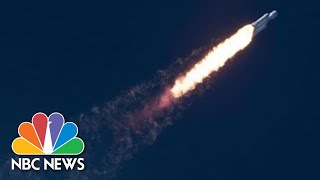 Watch Live SpaceX Falcon Heavy Rocket Launches From Florida  NBC News [upl. by Xena964]