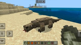 Animals MBcreatures Plus ADDON in Minecraft PE [upl. by Tekla861]