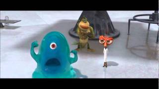 Monsters vs Aliens funny  Whats your name [upl. by Isyad440]