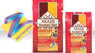 Akash Basmati Rice 20sec Ad  Marketing Campaign with Zee TV Cinema Subscription [upl. by Melnick]