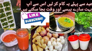 How to Preserve Basic Ingredients Before Bakra Eid To Safe Money And Time  Bakra Eid Special [upl. by Brigit783]