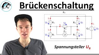 BRÜCKENSCHALTUNG – Brückenspannung berechnen  Elektrotechnik [upl. by Ierdna427]