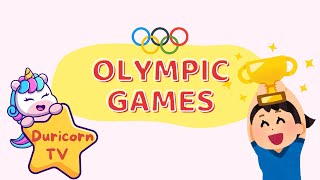 Olympic Games  Learn English Sports Vocabulary with Duricorn TV 🦄 [upl. by Groark]