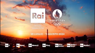 In diretta e in esclusiva in chiaro su Rai 2 e Rai Sport le Olimpiadi di Parigi 2024 [upl. by Hardy]