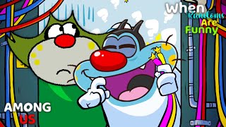 Oggy And Jack Playing With Funny Randoms in Among us😂😂😂PART3 [upl. by Ingles]