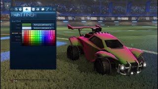 Pearlescent Matte Paint Finish Showcase  Rocket League [upl. by Bysshe3]