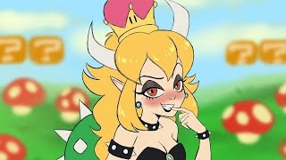 Bowsette  Super Mario Bros Movie Fan Animation [upl. by Annayk]