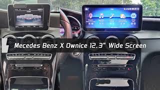 Mecedes Benz × Ownice 123 inch Android Head Unit Dual System Wide Screen [upl. by Farrish717]