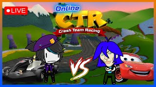 El Epico enfrentamiento con PurpleSans  Jugando CTR Online EN DIRECTO [upl. by Ahtiekahs894]