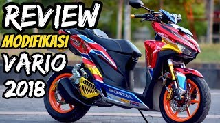 REVIEW MODIFIKASI VARIO 150 MONOSHOCK TENGAH  MOTOR JUARA [upl. by Rubliw]