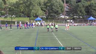 RSEQ D1 Soccer Féminin ⚽ ChStLambert  Dawson 20240922 [upl. by Einnob]