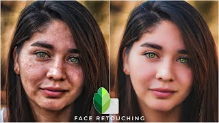 How to clean face in snapseed  face smooth in snapseed  skin glow retouch [upl. by Noit15]