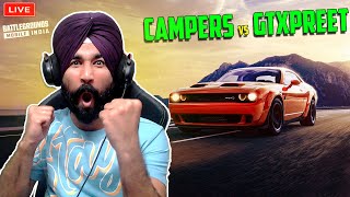 CAMPERS AAO SALO  BGMI LIVE  GTXPREET PUBG LIVE [upl. by Troyes]