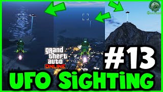 GTA Online UFO Sighting 13  Returning Locations 1 2 amp 3 📸👽🛸 [upl. by Sabas]