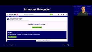 Mimecast Training Overview [upl. by Ahsratan334]