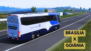 ETS 2  MOD BUS  RAPIDO FEDERAL  BRASILIA X GOIANIA  MARCOPOLO PARADISO G7  ACIDENTE NA SAIDA [upl. by Rhiamon]