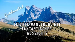 Leichte Wanderung auf der Raschötz mit herrlichen DolomitenAussichten Grödner Tal [upl. by Welcher]