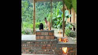 Traditional Wood Stove Design Ideas from Brick amp Cement [upl. by Okihsoy]