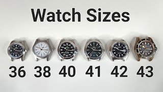 Watch Size Comparison  Side by Side [upl. by Griffis]