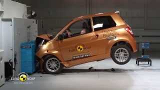 Euro NCAP Crash Test of Ligier IXO JS 2014 [upl. by Adrahs]