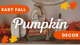 EASY PUMPKINS  FALL DECOR [upl. by Ayarahs]