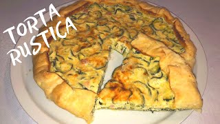 TORTA SALATA CON ZUCCHINE E RICOTTA Ricetta Facile e Veloce [upl. by Notanhoj]