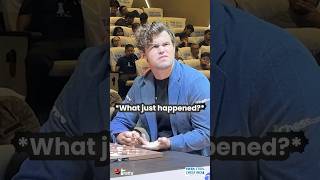 Unbelievable BLUNDER SHOCKS Magnus Carlsen 😱 magnuscarlsen nodirbekabdusattorov chess [upl. by Eiznekcm]