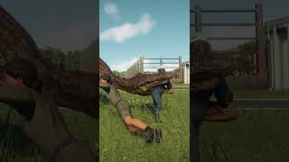 Baryonyxs escape is a disaster 🦖 Jurassic World Evolution 2 [upl. by Yelrebma756]