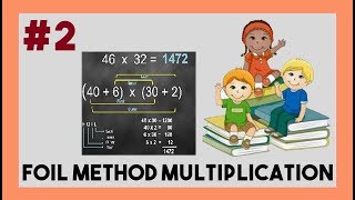 Amazing Math Tricks Two Digit Multiplication FOIL Method [upl. by Nallid]