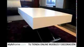 Mesa de centro automática elevable y extensible [upl. by Analram804]