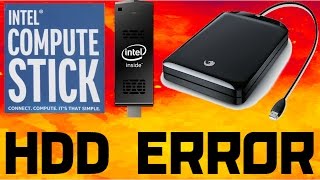 INTEL COMPUTE STICK  EXTERNAL HDD NOISE ISSUE  PROBLEM SOLVED  STCK1A32WFC [upl. by Winola]