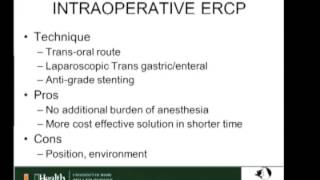 Appropriate use and timing of ERCP [upl. by Esnohpla893]