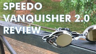 Best triathlon goggles Speedo Vanquisher 20 Mirrored Review [upl. by Shulins]