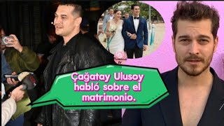 Cagatay Ulusoy habló sobre el matrimonio cagatayulusoy novelasturcas ferihaemir cagatay [upl. by Jarietta837]