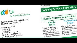 Understand Your Electric Bill From United Illuminating [upl. by Quint]