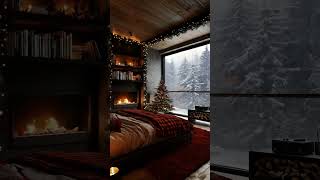 Relaxing Christmas Moments in a Cozy Cabin [upl. by Thorbert]