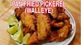 Pickerel RecipePan Fried Pickerel WalleyeJeizels Kitchen [upl. by Warfeld]