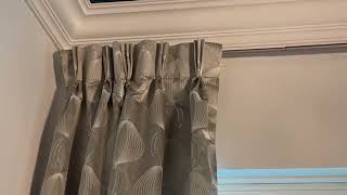 PART III  Drapery Reveal  Grommet  Pinch Pleat Drapes [upl. by Nelleyram338]