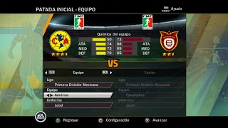 FIFA 11 PS2 Gameplay  Club America vs Estudiantes Tecos [upl. by Ahsiek]