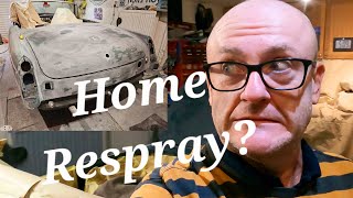 How to respray your classic car in a home garage for under £250 [upl. by Anaylil]